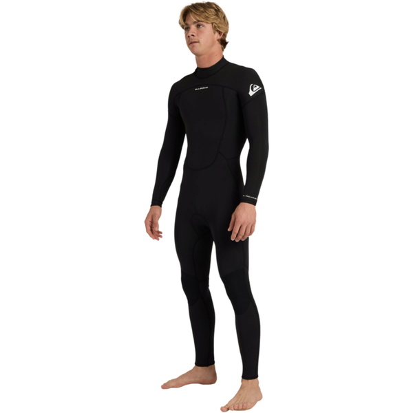 2026 Quiksilver Mens Prologue+ 3/2mm Back Zip Flatlock Wetsuit 25AW213514 - Black